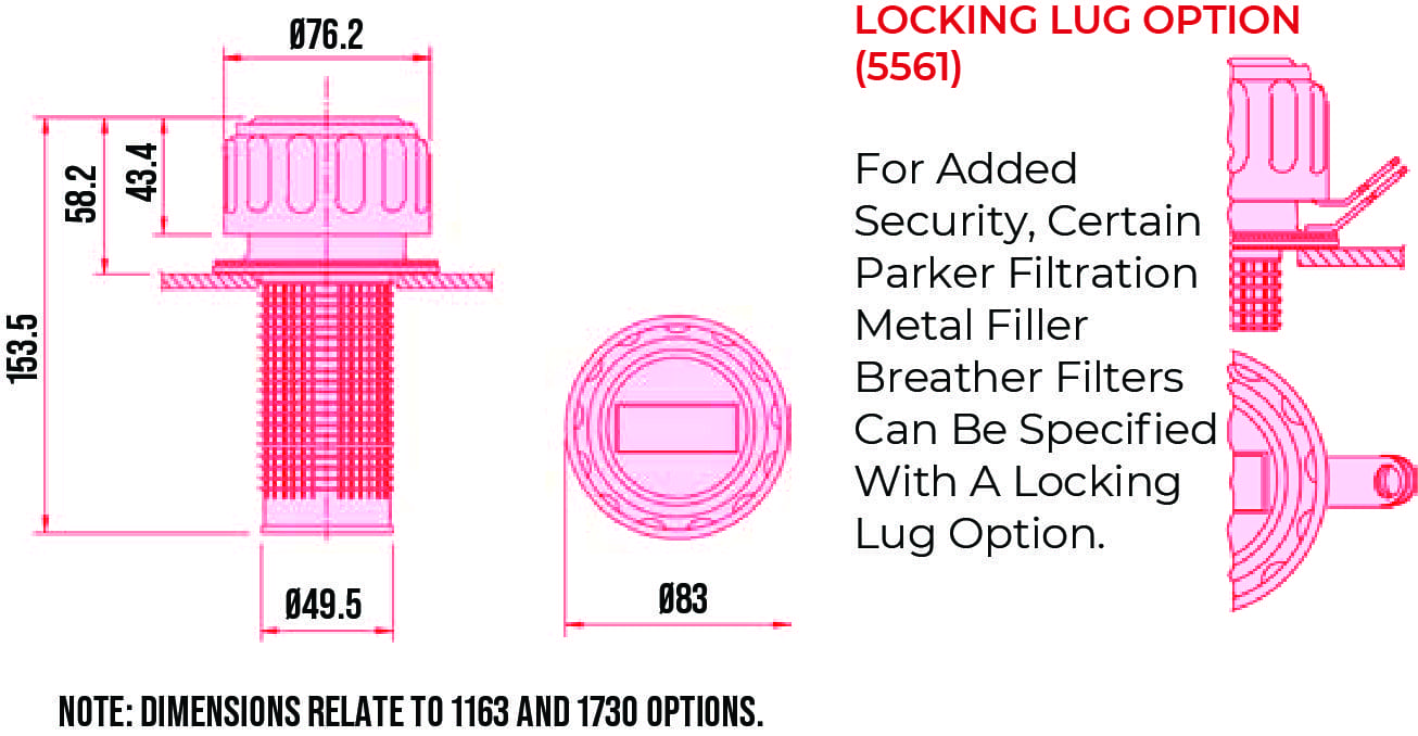 PARKER METAL BREATHERS AND FILLER BREATHERS HWL GROUP
